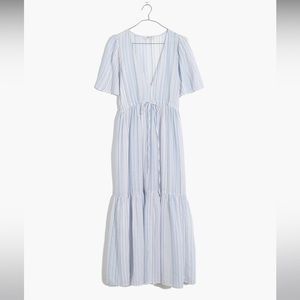 Nwt Madewell Tiered Cover-Up Midi Dress